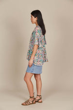 Isle of Mine Esme Top in Lotus Fleuron