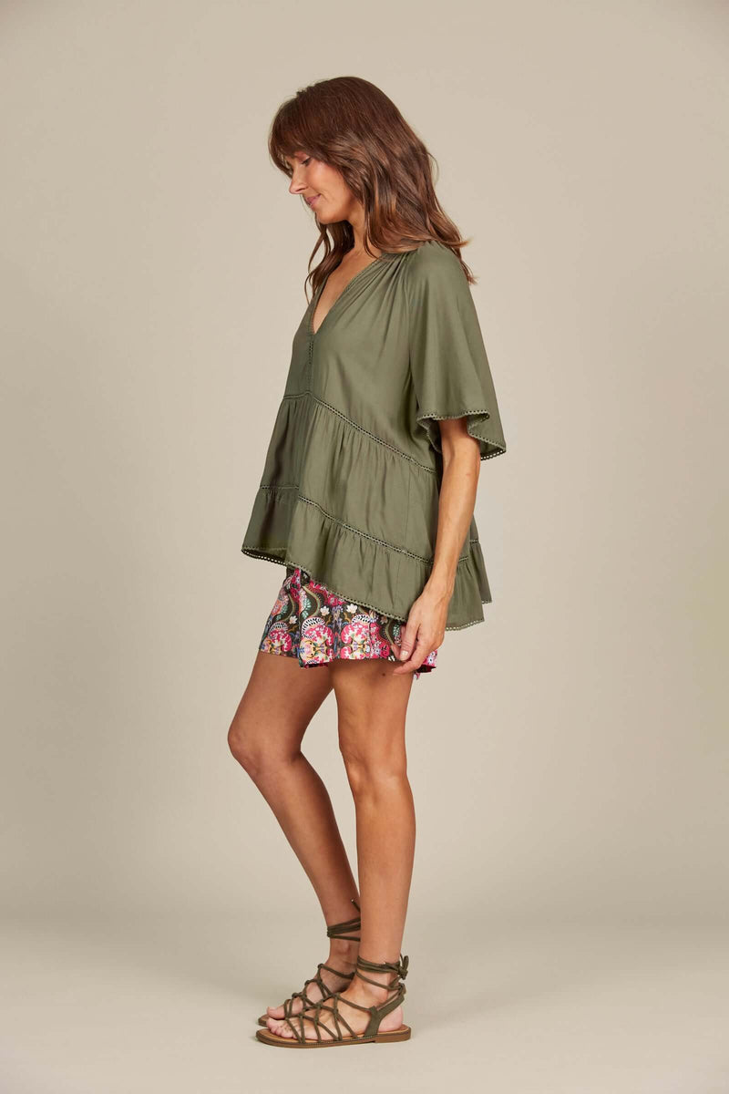 Isle of Mine Esme Top in Olive