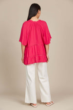 Isle of Mine Esme Top in Raspberry