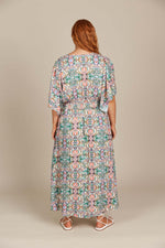 Isle of Mine Esme Button Dress in Lotus Fleuron