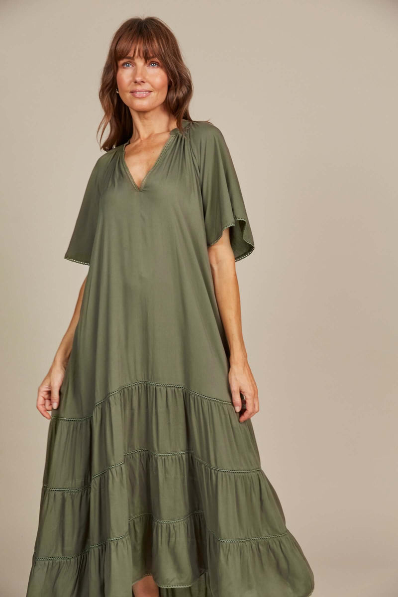 Isle of Mine Esme Maxi in Olive