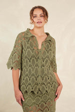 Isle of Mine Giselle Shirt in Olive