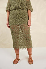 Isle of Mine Giselle Skirt in Olive