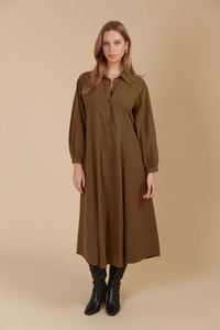 Isle of Mine Freya Dress in Toffee