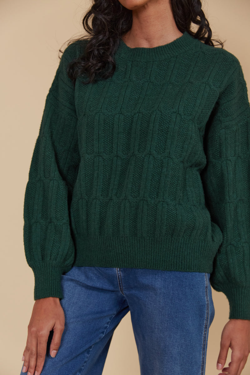 Isle of Mine Hera Jumper in Pine