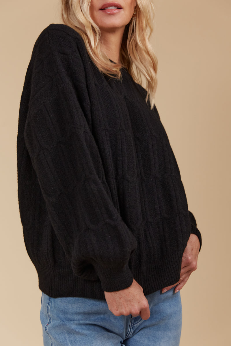 Isle of Mine Hera Jumper in Onyx