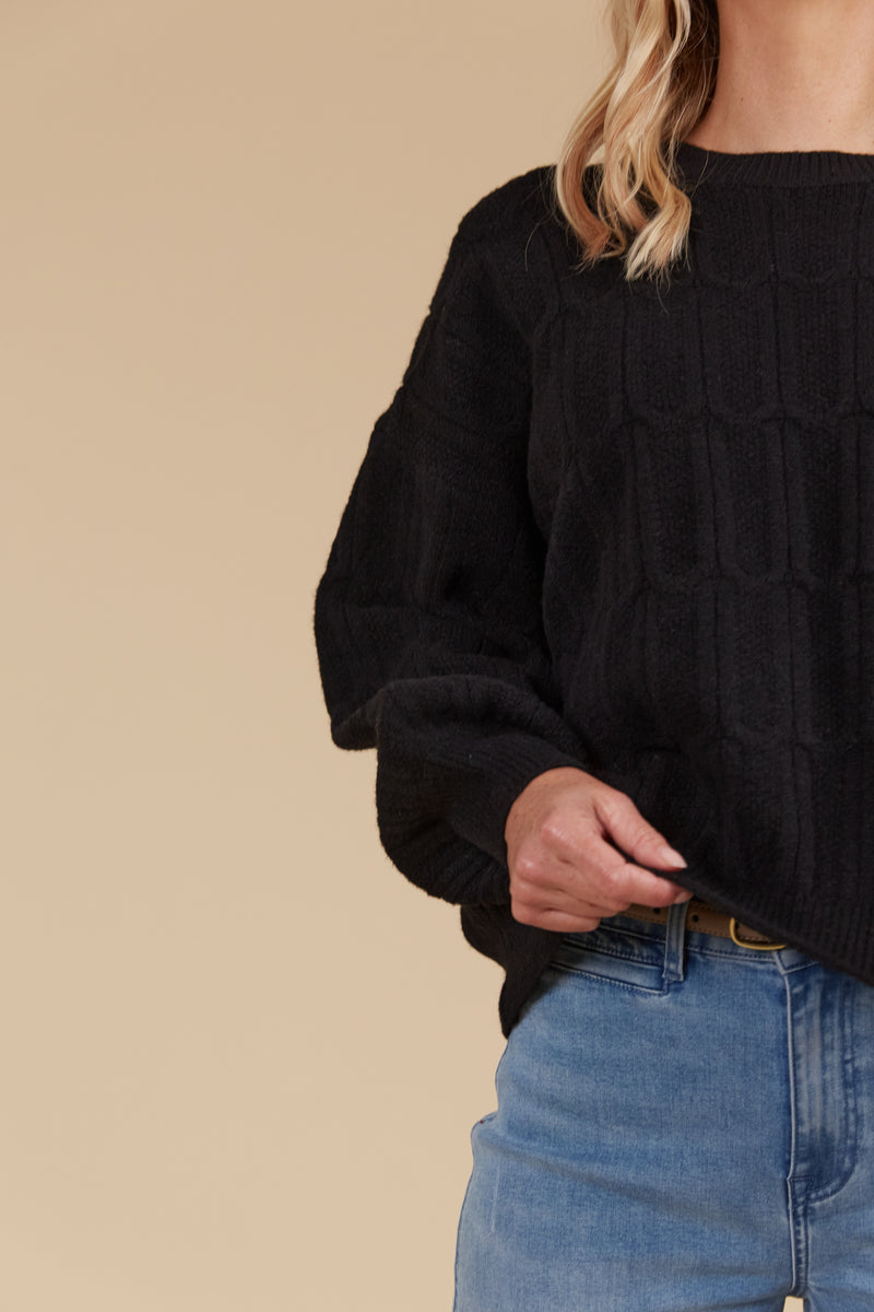 Isle of Mine Hera Jumper in Onyx