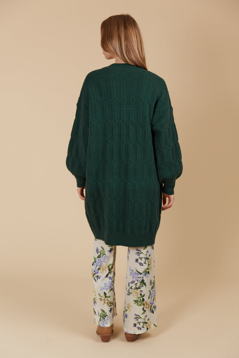 Isle of Mine Hera Cardigan in Pine