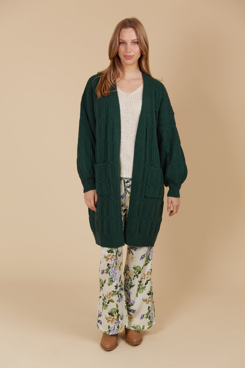 Isle of Mine Hera Cardigan in Pine