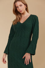 Isle of Mine Hera Knit Dress in Pine