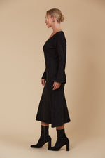 Isle of Mine Hera Knit Dress in Onyx