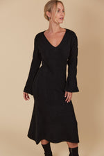 Isle of Mine Hera Knit Dress in Onyx