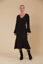 Isle of Mine Hera Knit Dress in Onyx