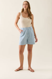 Isle of Mine Sofie Denim Short in Sky