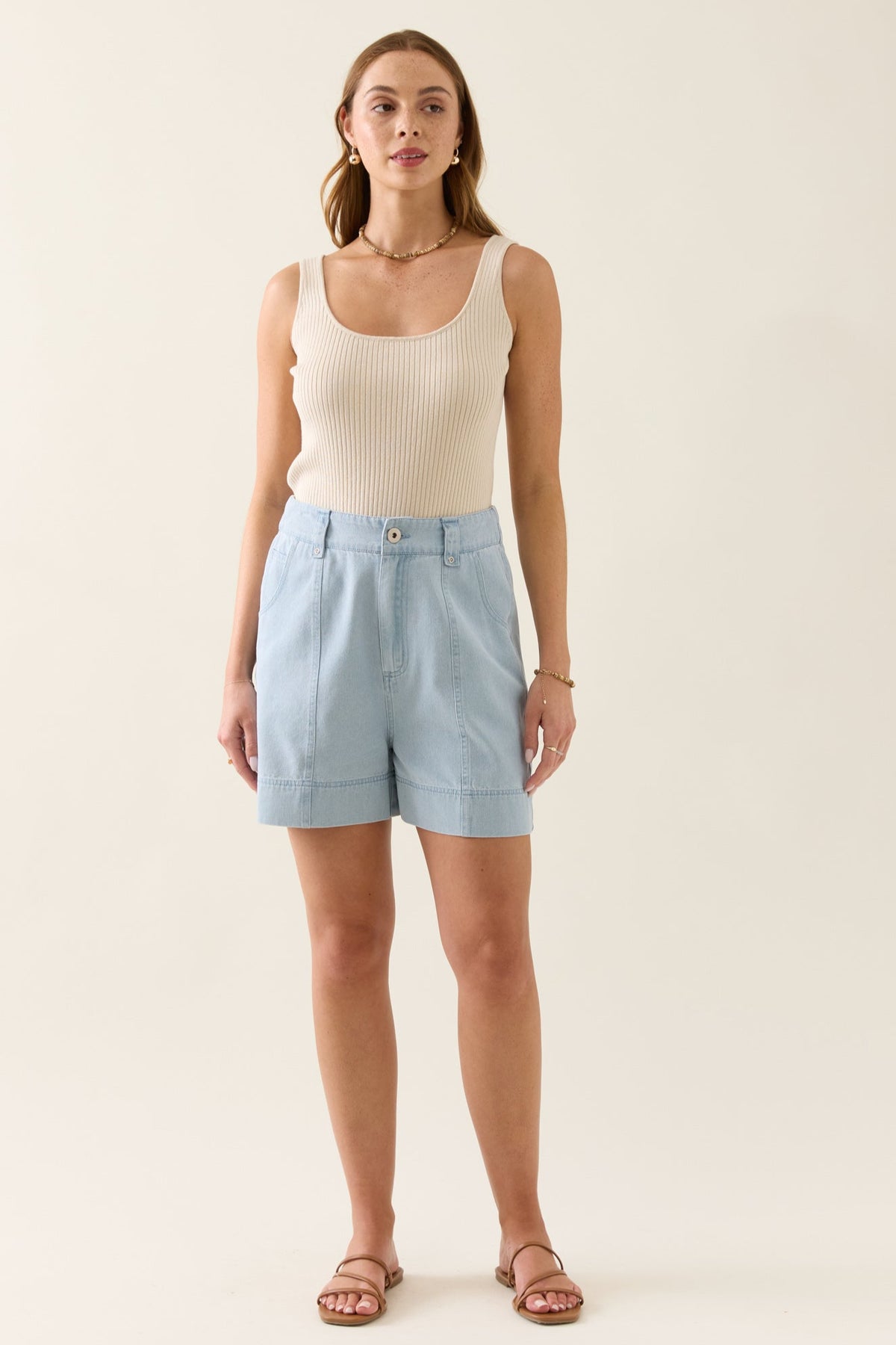 Isle of Mine Sofie Denim Short in Sky