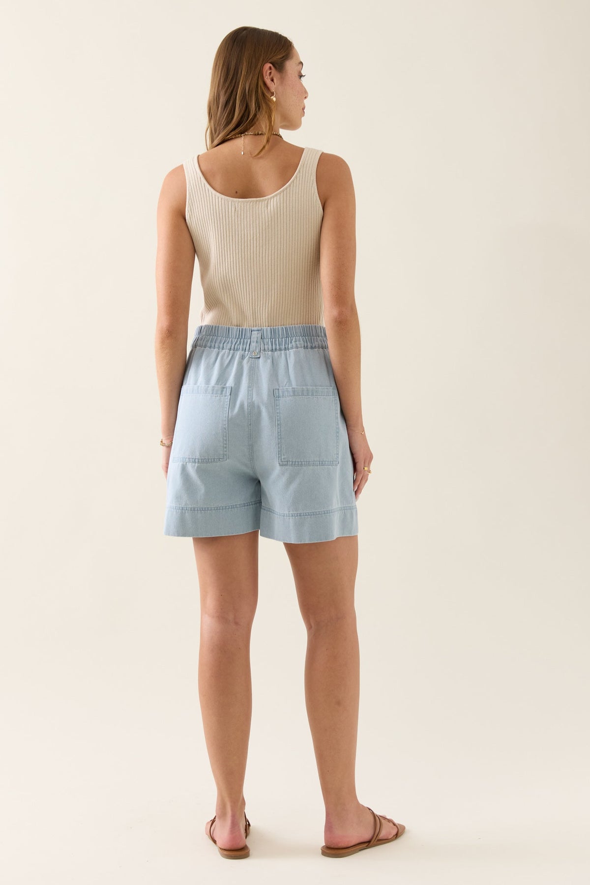 Isle of Mine Sofie Denim Short in Sky