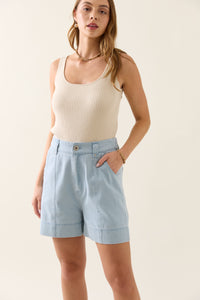 Isle of Mine Sofie Denim Short in Sky