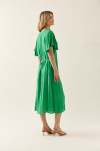 Isle of Mine Oline Midi Dress in Green