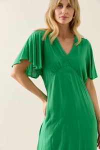 Isle of Mine Oline Midi Dress in Green