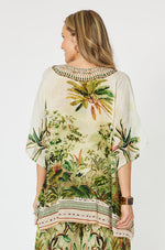 Hammock & Vine San Paolo V Neck Top in Eden