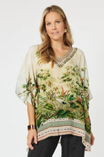 Hammock & Vine San Paolo V Neck Top in Eden