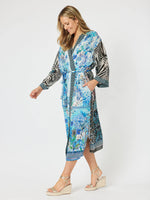 Hammock & Vine Crete Kimono in Navy