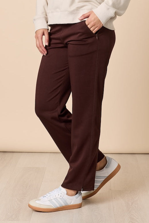 Threadz Urban City Pant in Coffee