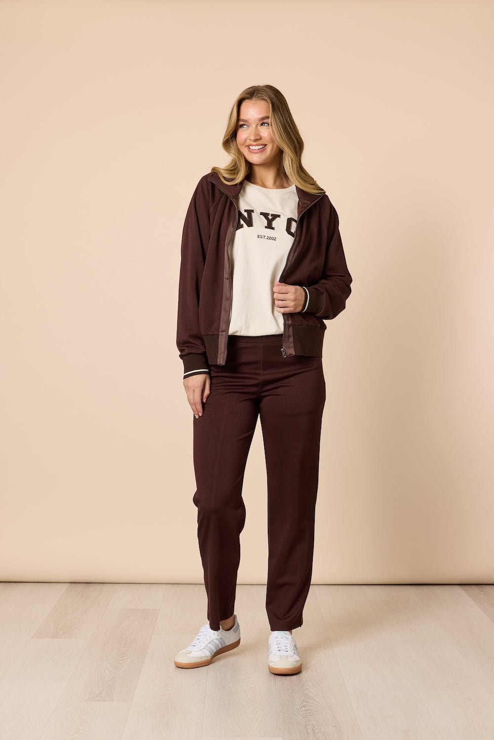 Threadz Urban City Pant in Coffee