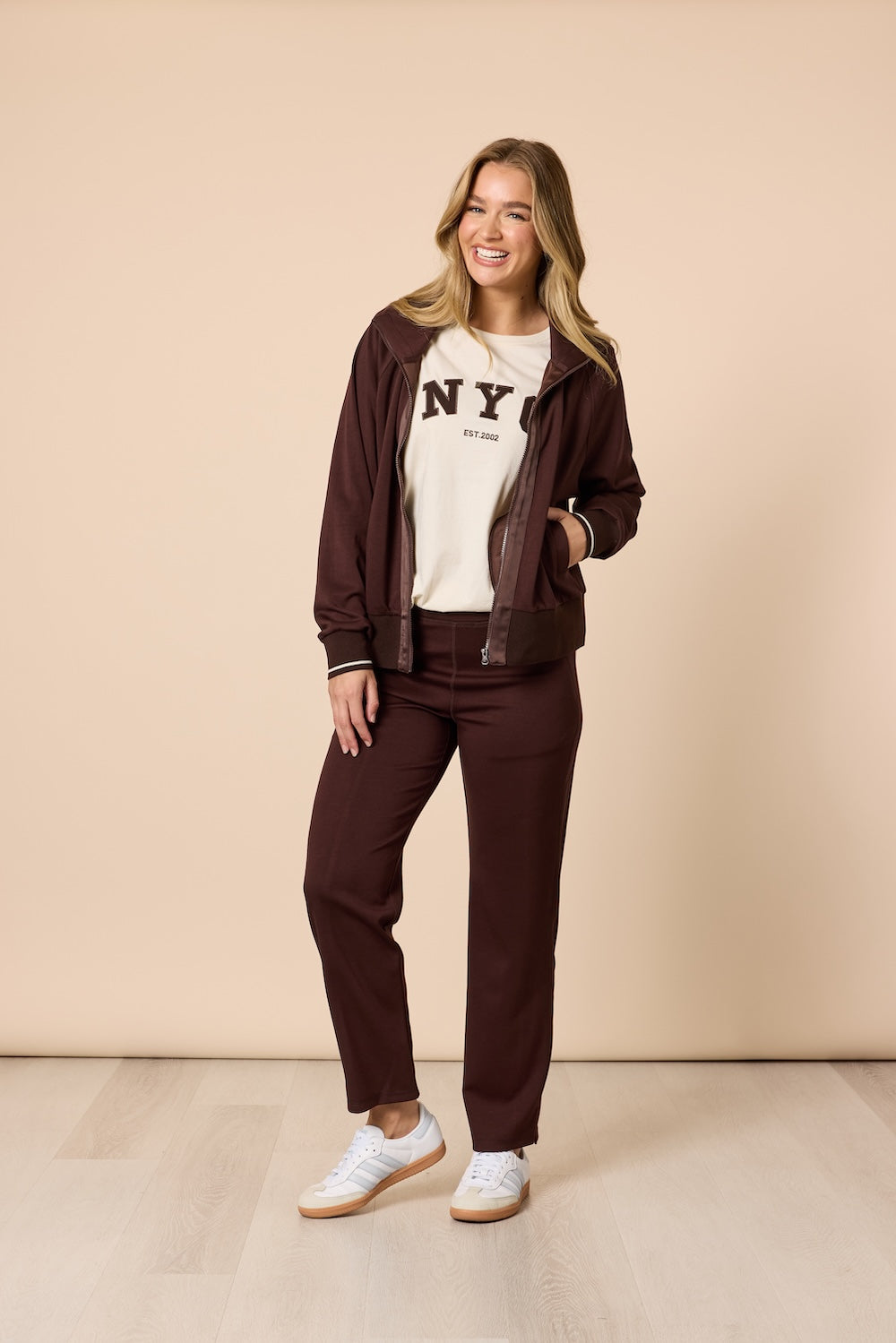 Threadz Urban City Pant in Coffee
