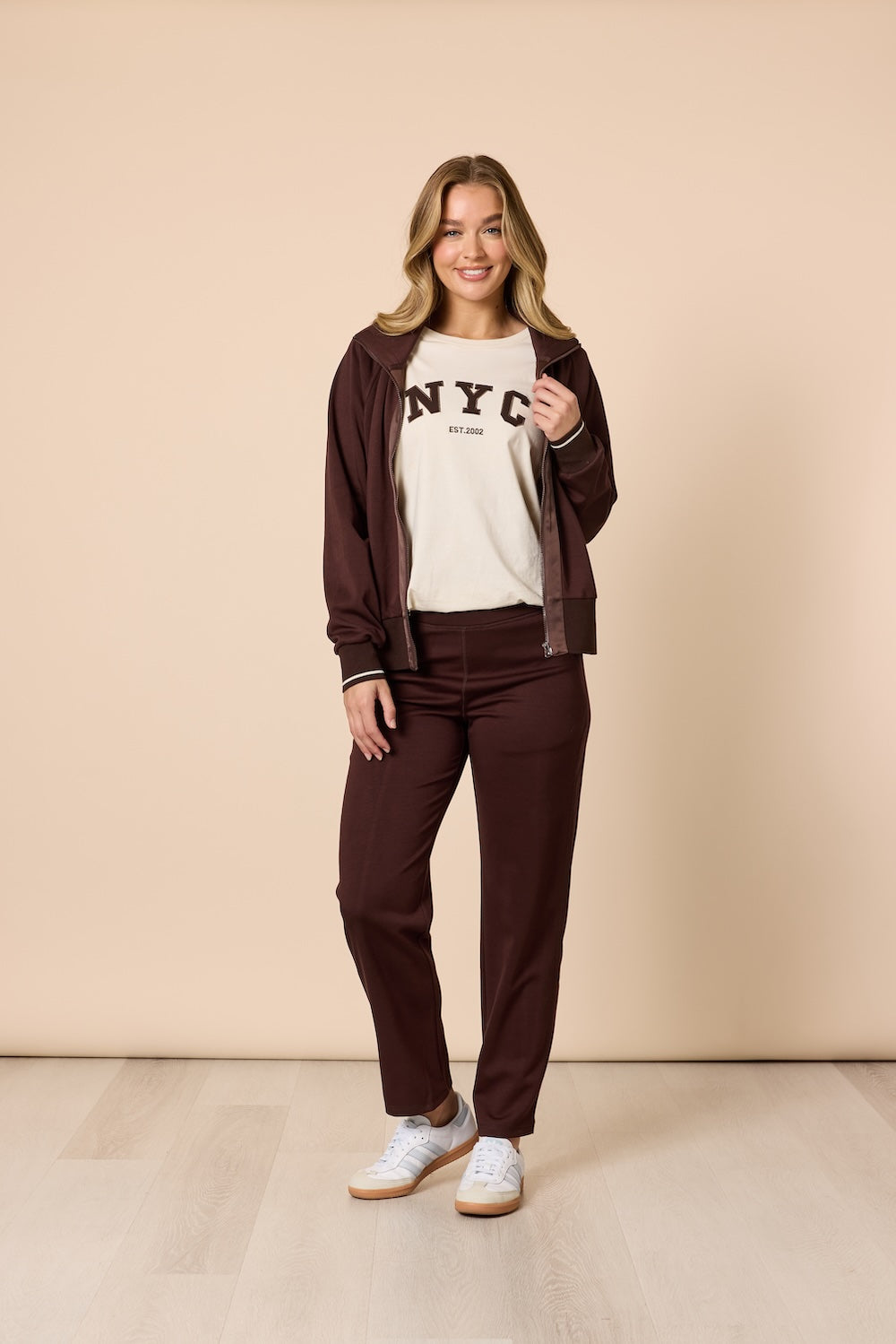 Threadz Urban City Pant in Coffee