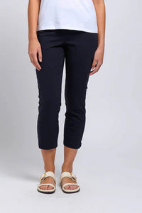 Foil FUSS FREE Capri in True Navy