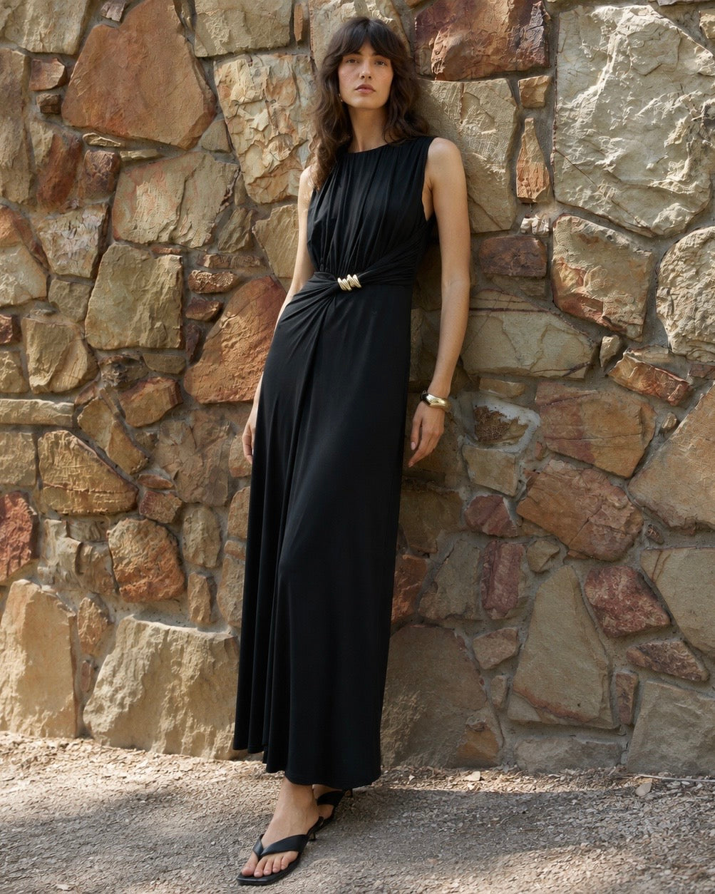 Fate + Becker ROWAN Modal Dress in Black