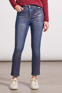 Tribal Sophia Curving Hugging Slim Ankle 28" Jean in Rose Gold