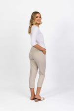 Vassalli Drawstring Pant in Stone 5790