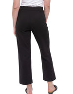 Jump Straight Leg Ponte Pant in Black