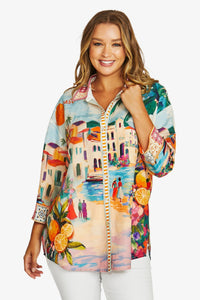 Jump AMALFI Tunic Shirt in Coast
