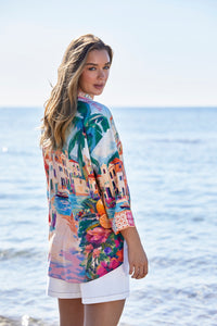 Jump AMALFI Tunic Shirt in Coast