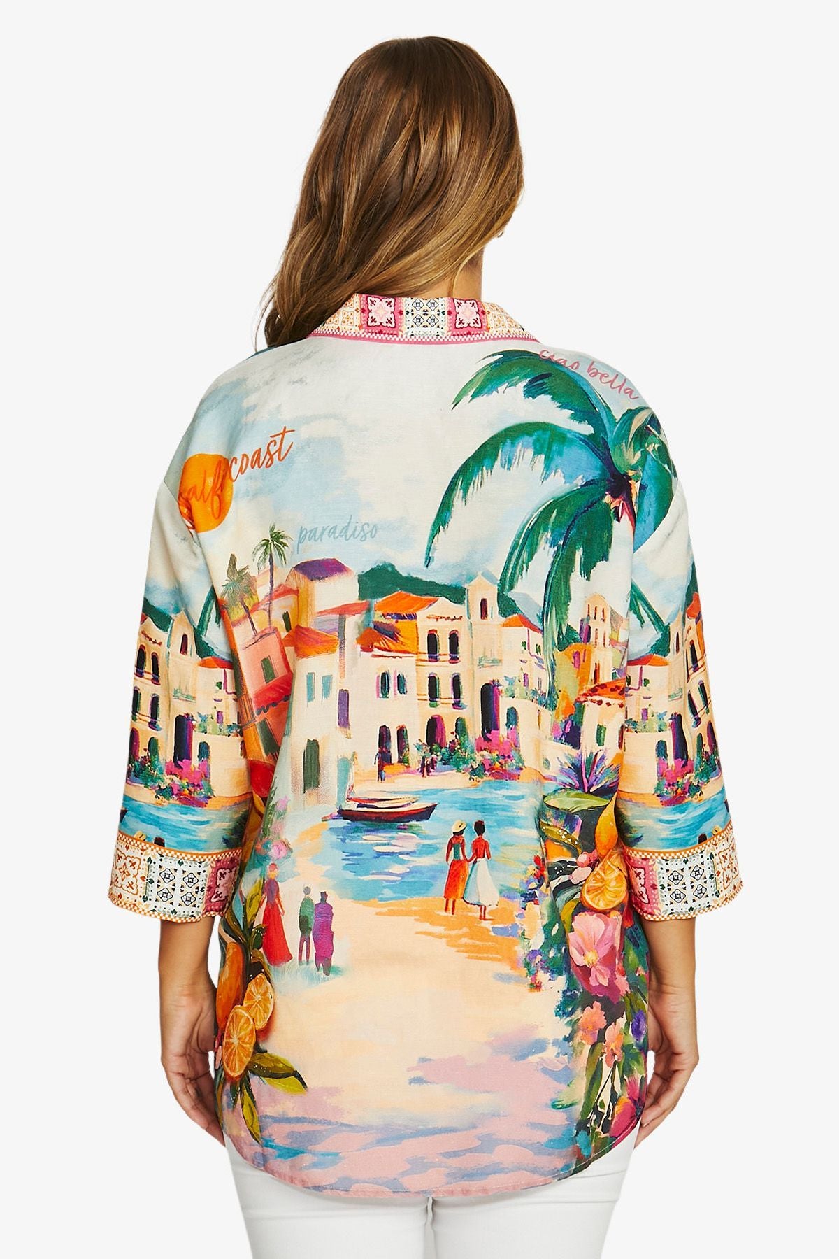 Jump AMALFI Tunic Shirt in Coast