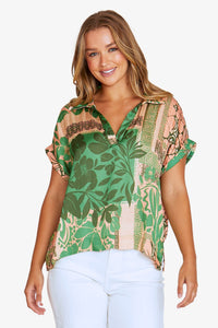 Jump ALFRESCO Top in Peach Leaf