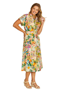 Jump AMALFI Belted Dress in Coast