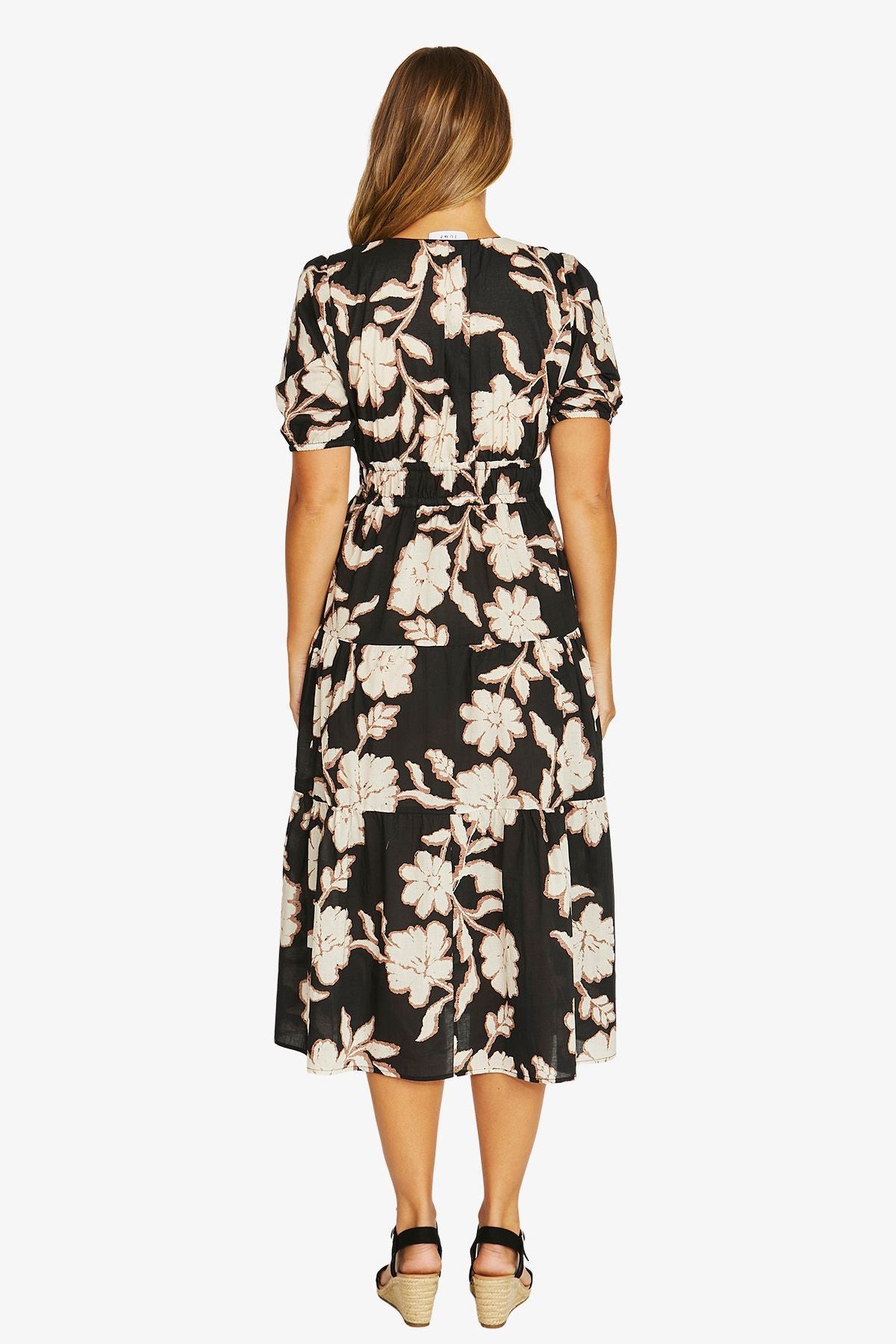 Jump FLOWER TRIO Dress in Black Latte