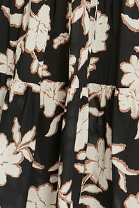 Jump FLOWER TRIO Dress in Black Latte