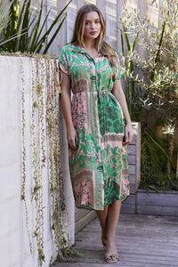 Jump ALFRESCO Dress in Peach Leaf