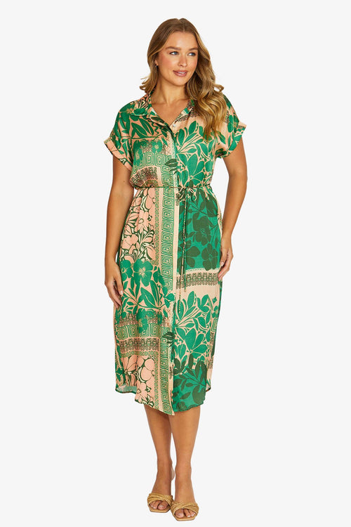 Jump ALFRESCO Dress in Peach Leaf