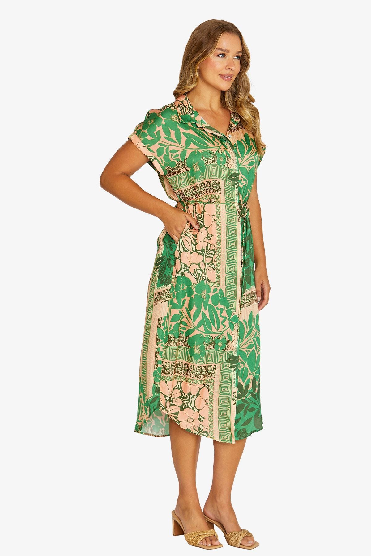 Jump ALFRESCO Dress in Peach Leaf