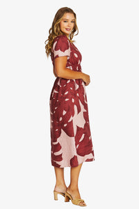 Jump MONSTERA Dress in Wine Blush