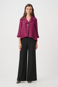 Signature by Joseph Ribkoff Swing Jacket in Berry Burst 263760