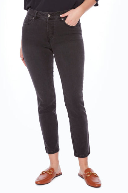 UP! 29 Inch Pull-On Denim Pant in Black 67707iUP