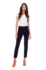 Up 28 Inch Honeycomb Jacquard Slim Ankle Pant in Black