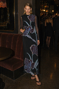 Staple The Label STAS Mesh Dress in Midnight Floral